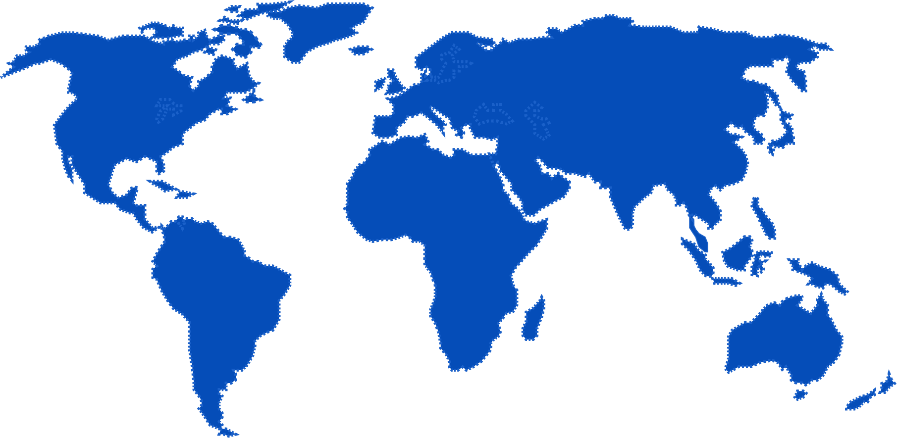 World flat map